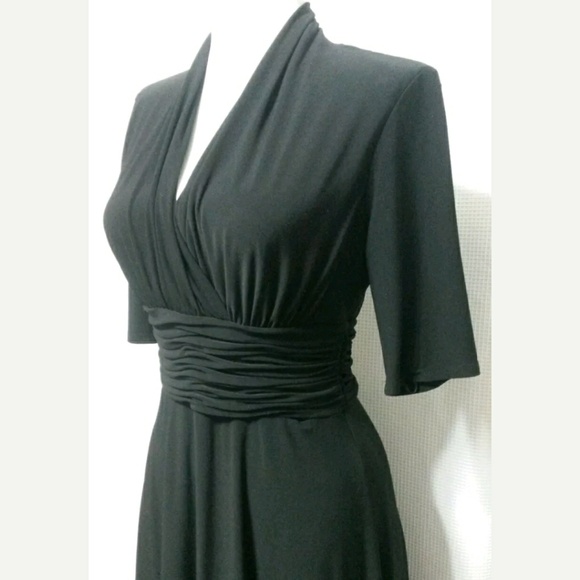 Evan Picone black dress 10 - Picture 7 of 7